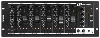 Mikser 6-kanałowy 4 strefy USB PDZM700 Power Dynamics