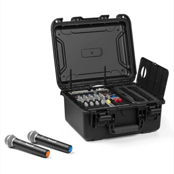 Powermikser 6-kanałowy 2x mikrofon UHF case VMA106 Vonyx
