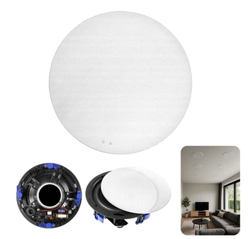 Niskoprofilowy głośnik sufitowy NCSS5 2-drożny 5,25" biały