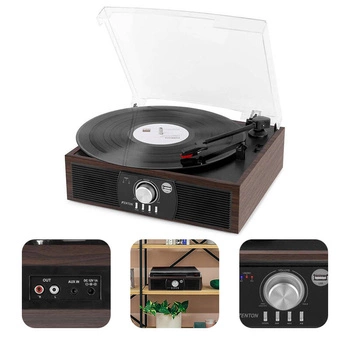 Gramofon RP175DW BT USB DarkWood