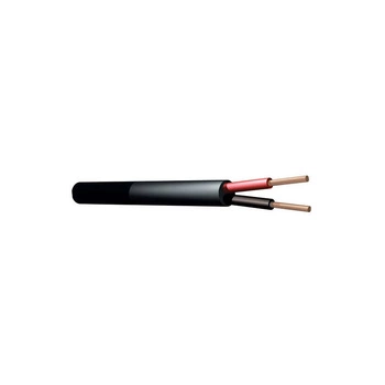 Kabel głośnikowy PD Connex 100V 2x 1,5mm² 15A - Czarny - rolka 50m /CENA ZA METR