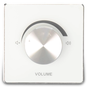 Regulator głośności 10W/100V - ARG3 srebrne szkło Audioport