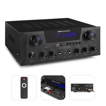 Wzmacniacz AV430B  Fenton karaoke 2x 300W Czarny