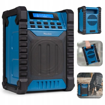 Radio budowlane Temi Jobsite DAB+/FM z baterią Audizio