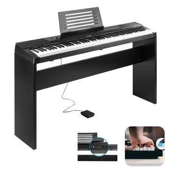 Pianino cyfrowe MAX KB6W z 88 klawiszami i statywem