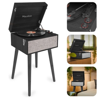 Gramofon stojący Audizio Fremont BT czarny