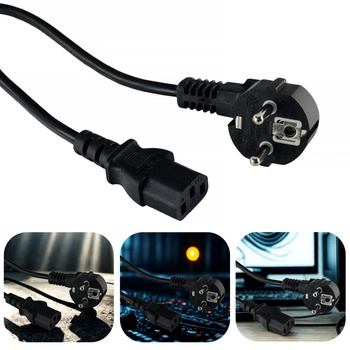 Kabel zasilający Schuko IEC C13 od 1,2m- do 2m od 10A do 16A
