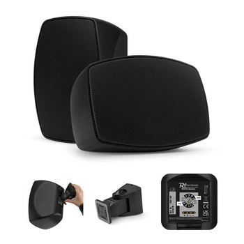 Zestaw kolumn instalacyjnych BHW40BK IPX5 4" 60W 100V  8Ohm Power Dynamics