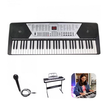 Keyboard 61-klawiszy Madison MEK61128 w zestawie ze statywem
