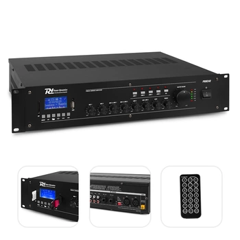 Wzmacniacz instalacyjny z mikserem 100V 240W PD PRM240
