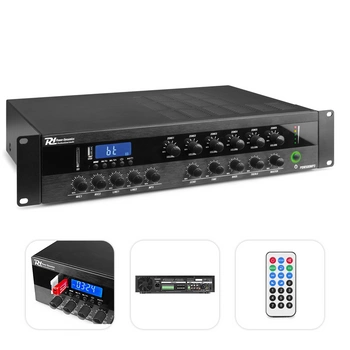 Wzmacniacz 2 strefowy PPA502 100V 50W Power Dynamics