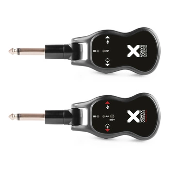 Bezprzewodowy system gitarowy Vonyx WGS20 - nadajnik i odbiornik z baterią