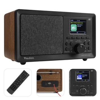 Radio Padova DAB+ FM BT Audizio ciemne drewno