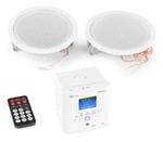 Zestaw System audio wzmacniacz BT+ 2x głośnik sufitowy 2x15W