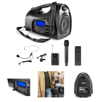 Przenośny Głośnik Vonyx ST016 z Bluetooth, MP3 i Mikrofonami - 130W