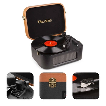 RP315 Gramofon z głośnikami  HQ BT czarny Audizio