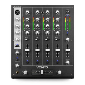 STM-7010  Mixer 4 Ch DJ Mixer USB