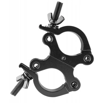 Podwójna klamra obrotowa czarna 200 kg BeamZ BC50B-200D