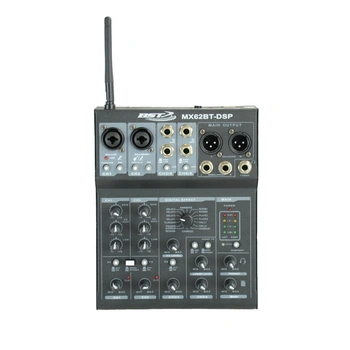 Mikser MX62BT-DSP 6-kanałowy z kartą dźwiękową USB, BT,16- DSP  BST