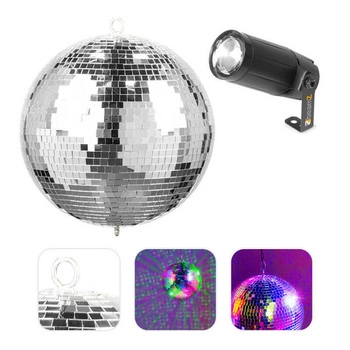 Kula lustrzana 30cm MB30+ Pin spot LED 6W  BeamZ