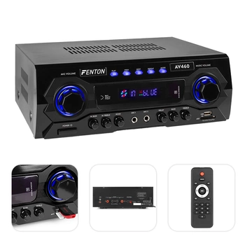 Wzmacniacz karaoke AV460 BT SD USB pilot Fenton