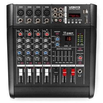 Powermikser 5-kanałowy DSP/BT/SD/USB/MP3 Vonyx AM5A