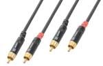 CX94-05 Kabel 2x RCA męski - 2x RCA męski 0.5m