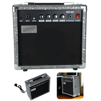 Wzmacniacz gitarowy GA-20 - srebrny Golden Guitar