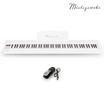 Pianino cyfrowe dynamiczne TIENTO białe Mielczewski