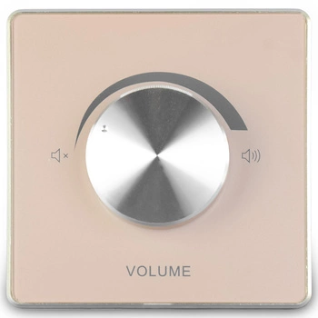 Regulator głośności 10W/100V - ARG3 złote szkło Audioport