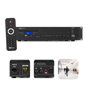 Wzmacniacz miksujący Power Dynamics PRC120 100V z CD 120W