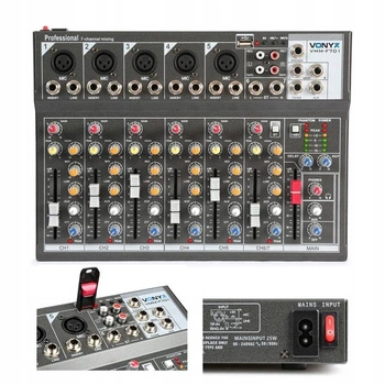 Mikser 7 kanałowy Vonyx VMM-F701