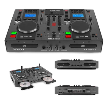 Podwójny odtwarzacz CD/MP3/USB/BT Vonyx CDJ450