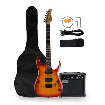 Gitara elektryczna - kompletny zestaw -Golden Guitar PSG-3 wiśnia