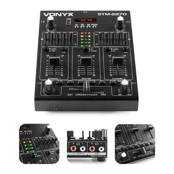 Mikser Dj'ski Vonyx STM2270 SD/USB/MP3/BT