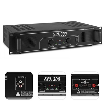 Wzmacniacz SPL 300 2x150W Skytec