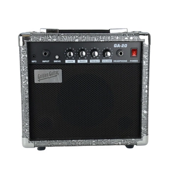 Wzmacniacz gitarowy GA-20 - srebrny Golden Guitar