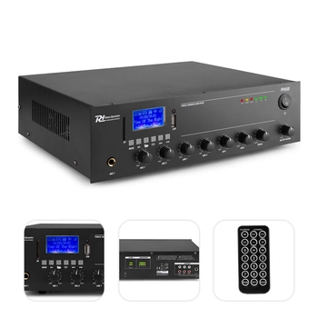 Wzmacniacz instalacyjny z mikserem 100V 50W PD PPA50