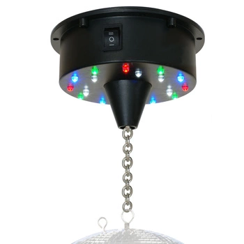 Napęd bateryjny z diodami LED do kul lustrzanych/ 20-30cm