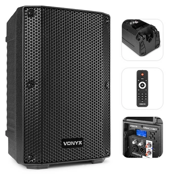 Kolumna aktywna Vonyx VSA08BT Bi-amp 8" 250 W BT/MP3
