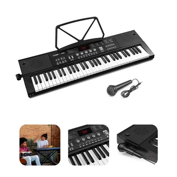 Keyboard 61- klawiszy bateryjny+ mikrofon KB15 Max