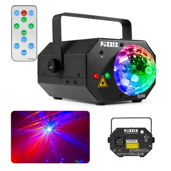 Efekt świetlny MAX DJ10- Jelly Moon z czerwonym i zielonym laserem