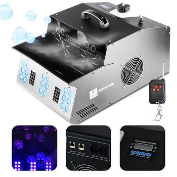 Wytwornica baniek i dymu z efektem LED Octopus 1500BL DMX  pilot Firefog