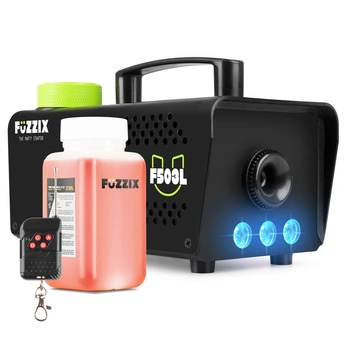 Wytwornica dymu F503L z efektem LED RGB Fuzzix + płyn gratis