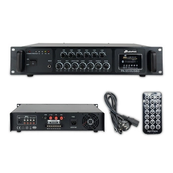 Wzmacniacz audio 6-strefowy 500W/100V PA-5500 Audioport