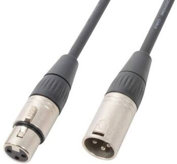 Kabel DMX XLR (m) - XLR (f)  6m