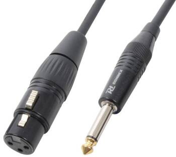 Kabel XLR (f) - Jack 6.3mm 12m