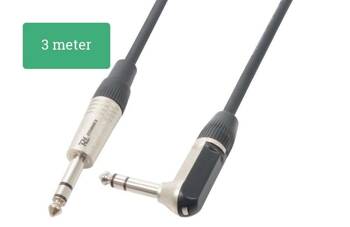 Kabel sygnałowy 6.3 stereo jack - 6.3 stereo jack 3m