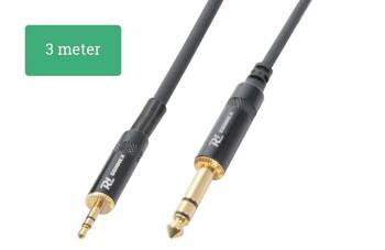 Kabel sygnałowy Jack 3,5 stereo - Jack 6,3 stereo 3m