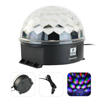 Półkula LED 6x1W RGBWOP LED Magic Ball